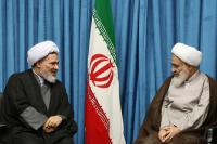 دیدار مدیر حوزه های علمیه خواهران کشور با امام جمعه قزوین
