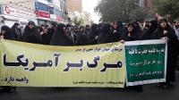 طلاب در راهپیمایی 13 آبان نفرت انقلابی علیه استکبار جهانی را نشان دادند