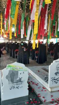 آیین پیمان «دختران حاج قاسم» برای ادامه مسیر شهدای مقاومت برگزار شد