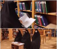 بازدید معاون پژوهش حوزههای علمیه خواهران از کتابخانه مرکزی این نهاد حوزوی
