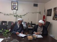 امضاء تفاهم نامه برگزاری جشنواره علامه حلی توسط مدیران حوزه علمیه خواهران و برادران استان سمنان