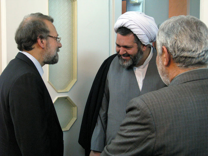 دیدار مسوولین مرکز مدیریت حوزه های علمیه خواهران با آقای دکتر لاریجانی