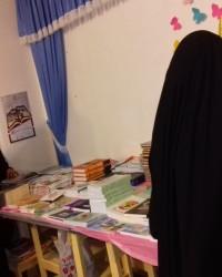 گیلان-بازدید طلاب مدرسه فاطمیه س رودسر از نمایشگاه کتاب در حوزه علمیه زینبیه سلام الله علیها رشت