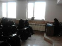 قزوین برگزاری کلاس منبع شناسی در مدرسه زینبیه آبیک