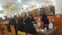 لرستان بازدید از کتابخانه مدرسه فاطمیه س خرم آباد