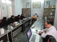 گزارش تصویری جلسه وب کنفرانس با مسئولین مرکز مدیریت حوزه های علمیه خواهران کشور