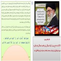 سمنان تهیه بروشور به مناسبت روز سیزده آبان در مدرسه فاطمه بنت اسد بسطام 