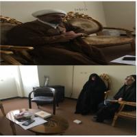 سمنان نشست طلاب رشته کلام با حضور استاد راهنما در موسسه آموزش عالی امام جعفر صادق(ع) خواهران شاهرود