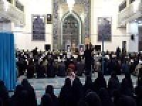 تجمع باشکوه طلاب حوزه های علمیه شهر شیراز در حمایت از امنیت شهروندی ومقام معظم رهبری برگزار شد 