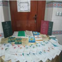سمنان نمایشگاه دستاوردهای پژوهشی وتالیفات طلاب خواهر حوزه های علمیه درفاطمیه سلام الله علیها مهدیشهر