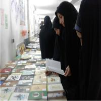 سمنان بازدید مدرسه علميه حضرت معصومه(س) از نماشگاه كتاب و دستاوردهاي طلاب