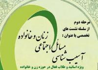 نشست  بر خط از سلسله نشست های آسیب شناسی مسائل زنان و خانواده