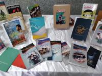 اردبیل نمایشگاه کتاب به مناسبت هفته دفاع مقدس در حوزه علمیه ولی عصر عجل الله تعالی فرجه الشریف گرمی