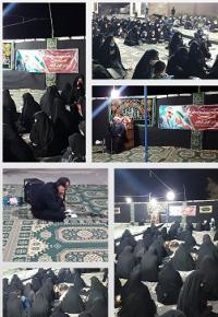  برگزاری مراسم شب اربعین اباعبدالله الحسین(ع) در مدرسه علمیه الزهرا (س) بافق