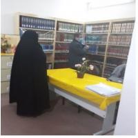 سمنان بازدید از کتابخانه آل یاسین مدرسه علمیه امام جعفر صادق(ع) شاهرود