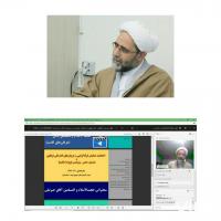 البرز - مدرسه و موسسه آموزش عالي زينبيه برگزاري شست علمی با عنوان «عوامل گرایش به فرق انحرافی»