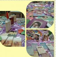 سمنان نمایشگاه کتاب در مدرسه علمیه حضرت معصومه س