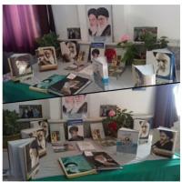 سمنان نمایشگاه کتاب در مدرسه علمیه فاطمه بنت اسد بسطام