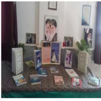 سمنان نمایشگاه کتاب در مدرسه علمیه فاطمه بنت اسد بسطام