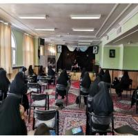 سمنان نشست به مناسبت شهادت حضرت جواد علیه اسلام در مدرسه علمیه حضرت معصومه س