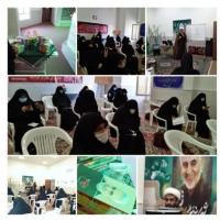 سمنان نشست مبانی گام دوم انقلاب در مکتب شهید سلیمانی مدرسه علمیه فاطمیه مهدیشهر با همکاری موسسه اموزش عالی عصمتیه