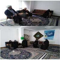 سمنان جلسه مسولین مدرسه دامغان با مدیر و مسولین مدیربت استان با محوریت همایش جنگ بیولوژیک