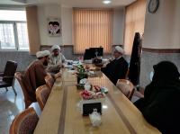 دیدار مدیر و معاون آموزش حوزه علمیه خواهران گیلان با معاون آموزش حوزه‌های علمیه خواهران