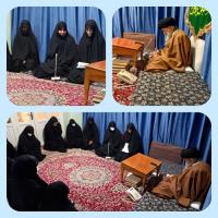 دیدار خواهران طلبه با حضرت آیت‌الله العظمی علوی گرگانی