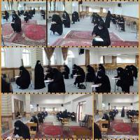 گزارش تصویری برگزاری امتحانات حضوری مدارس علمیه خواهران استان گیلان