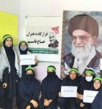 دیدار «دختران حاج قاسم» با فرمانده نیروی انتظامی ملایر