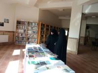 اردبیل بازدید معاونت پژوهش استان از کتابخانه و نمایشگاه مؤسسه آموزش عالی الزهرا سلام الله علیها اردبیل