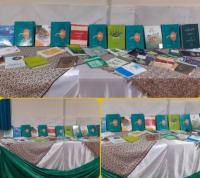 اردبیل نمایشگاه کتاب فاطمی در مدرسه فاطمیه سلام الله علیها مشگین شهر