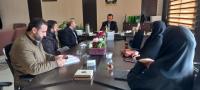 جلسه دبیر کانون دانش آموختگان ملایر با رئیس آموزش و پرورش
