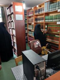 اردبیل|غبارروبی و بازدید از کتابخانه|مدرسه تخصصی حضرت ولی عصر (عج)