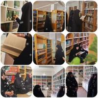 بازدید از کتابخانه مدرسه