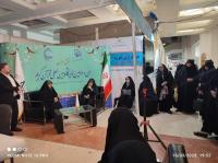 بازدید طلاب مدارس علمیه خواهران استان قم از نمایشگاه قرآن تهران