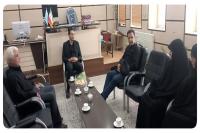 دیدار دبیر کانون‌های خانواده بانوان با دادستان شهرستان میبد