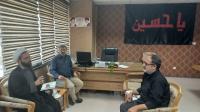 اردبیل گفتگوی مدیر استان با مدیر عامل مرکز نشر هاجر