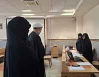 بازدید معاون فرهنگی تبلیغی و مدیرکل تهذیب و تربیت حوزه‌های علمیه خواهران از روند مصاحبه مشاوران سراسر کشور