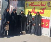 بازدید معاون پژوهش و طلاب مدرسه علمیه فاطمیه باغ ملک از نمایشگاه مرکزی شهر