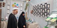 بازدید رئیس دانشگاه قرآن و حدیث و رئیس انجمن حدیث حوزه از نمایشگاه دستاوردهای پژوهشی