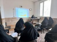 قزوین برگزاری کارگاه مقاله نویسی مدرسه علمیه زینبیه آبیک