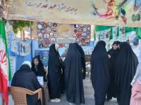 برپایی موکب فرهنگی پژوهشی حوزه فاطمیه نجف آباد در جشن کیلومتری غدیر نجف آباد