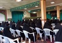 اردبیل- آیین اختتامیه فراخوان مقاله نویسی در مدرسه علمیه فاطمیه سلام الله علیها مشگین شهر 
