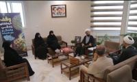 اردبیل دیدار مدیر و کادر استان با با مدیر کل اوقاف و امور خیریه استان