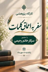  کارگاه سفر به اعماق کلمات جهت تبدیل کتابخوانی به یک عادت پایدار برگزار شد.