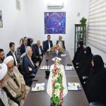 تصاویر/ آیین افتتاحیه دفتر خبری حوزه علمیه خواهران استان یزد