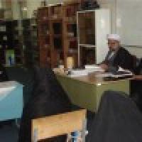 برگزاری جلسه دفاعیه در حوزه علمیه الزهراء سلام الله علیها اراک